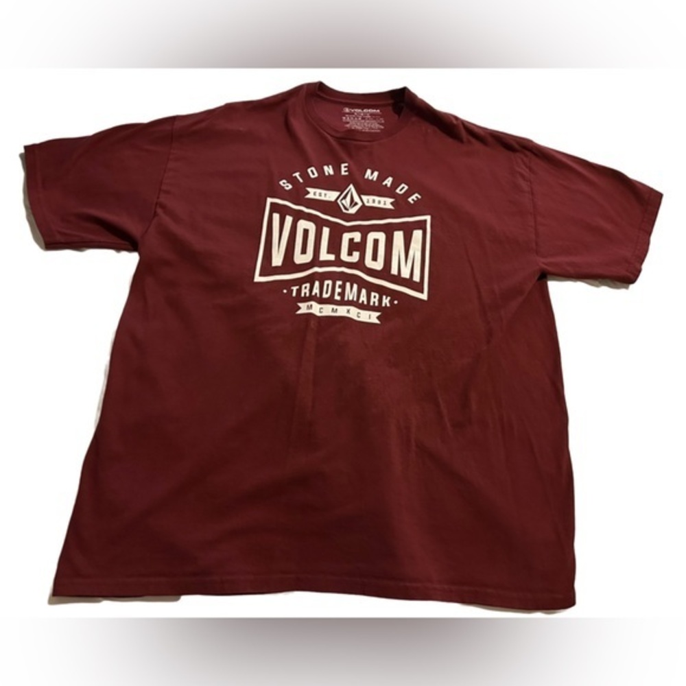 Volcom Maroon Stonemade XL Shirt